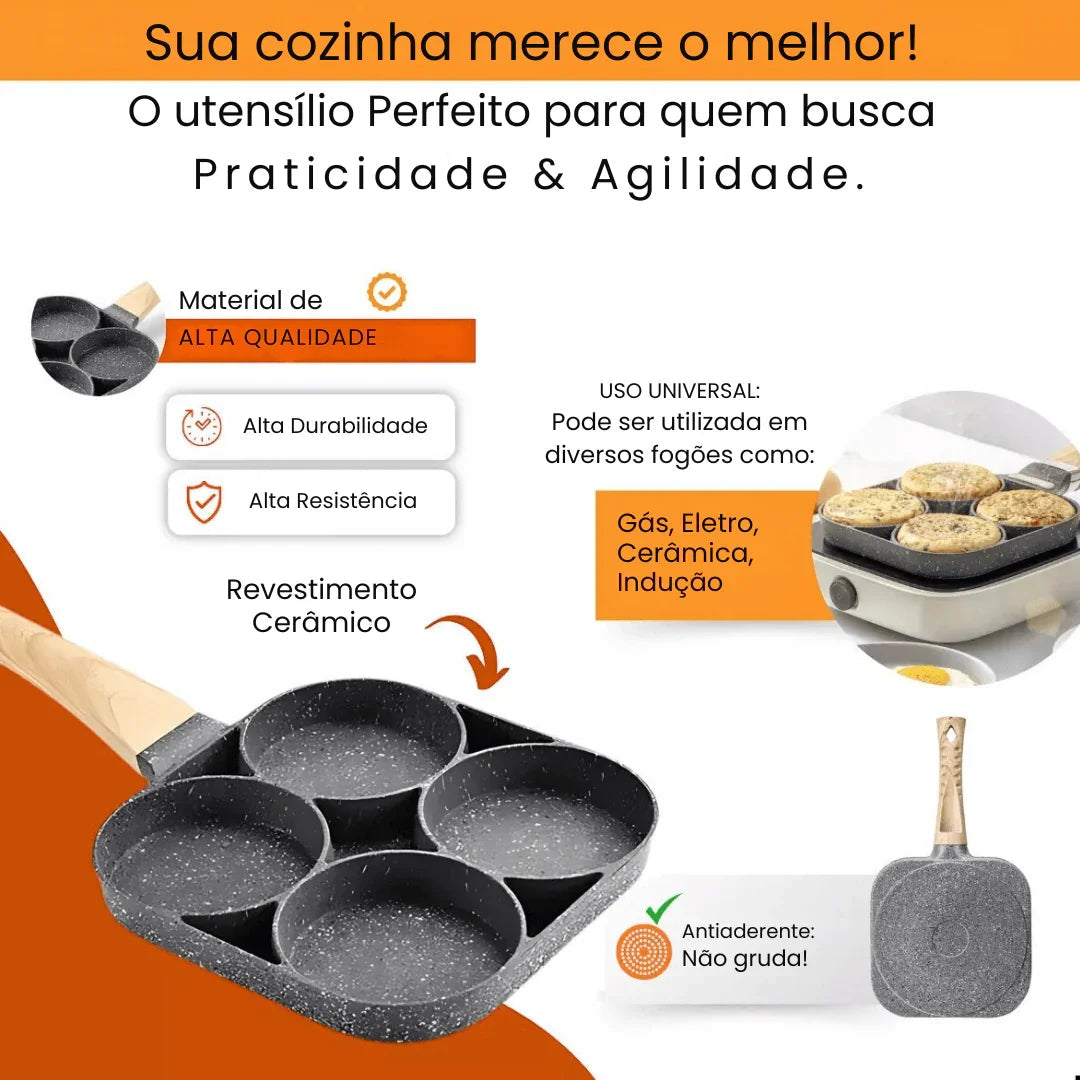 Frigideira Antiaderente 4 em 1