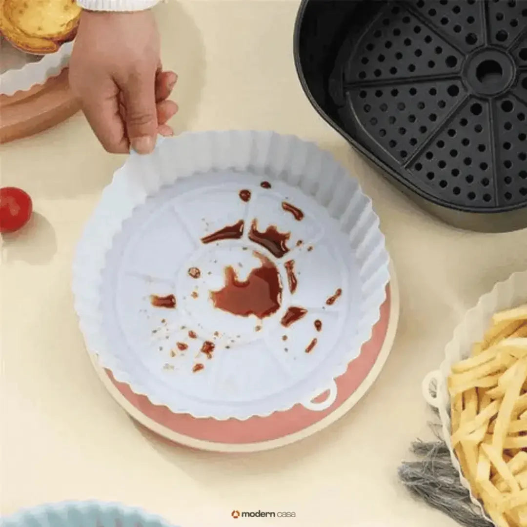 Forma de Silicone Reutilizável para AirFryer