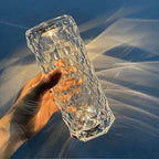 Luminária Cristal de Mesa LED com Controle Remoto