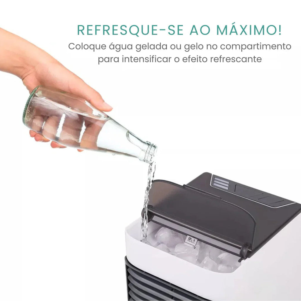 Mini Ar Condicionado Climatizador Portátil USB
