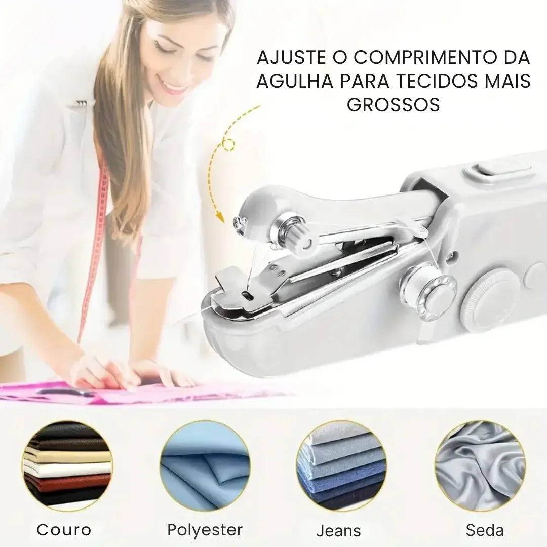 Mini Máquina de Costura Manual Portátil