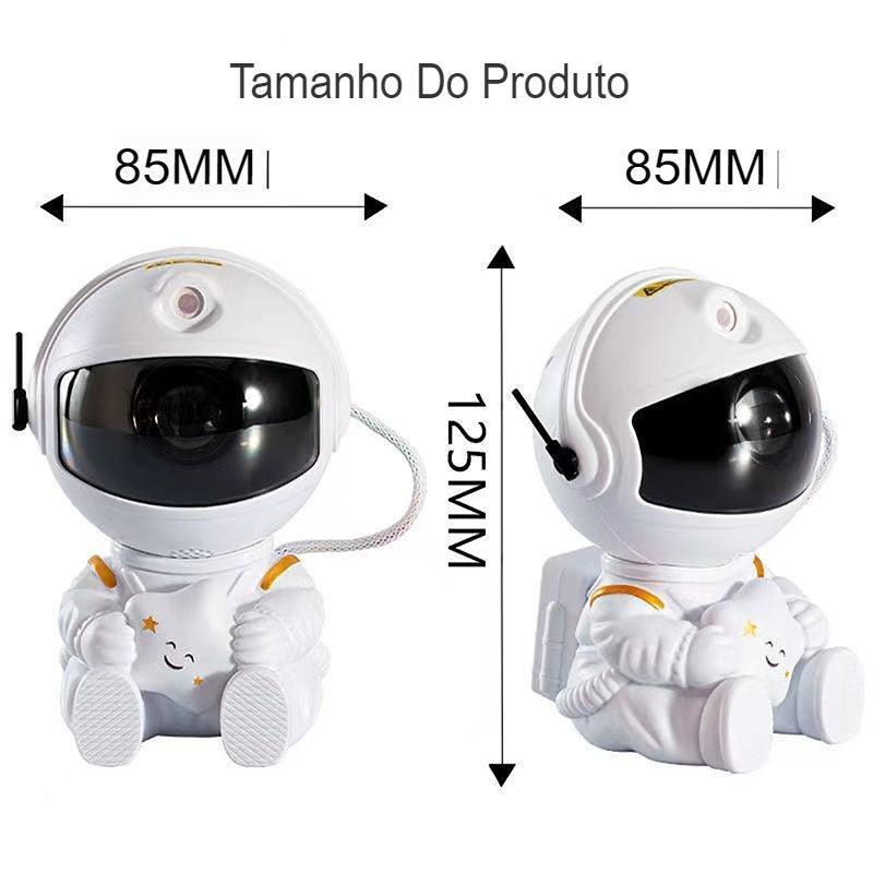 Luminária Astronauta Projetor de Galáxia Led