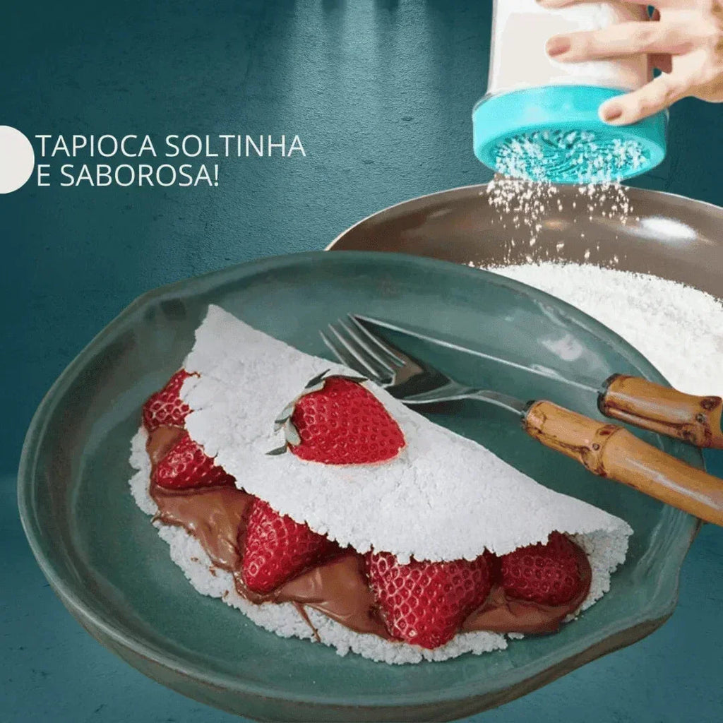 Tapioqueira Portátil com Peneira Dupla